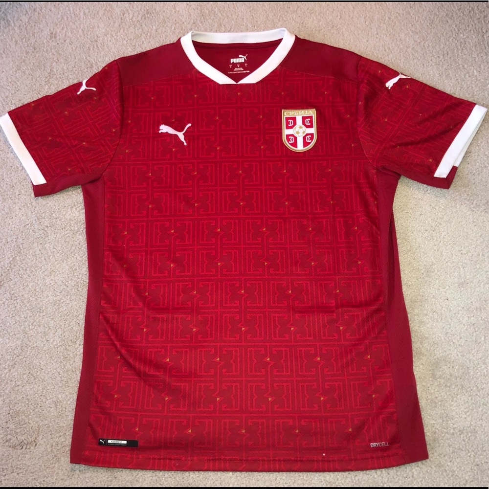 Puma Serbia National Team 2020/21 Home Soccer Jersey